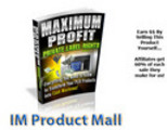 Thumbnail Maximum Profit PLR - Affiliates Earn 60 Percent!